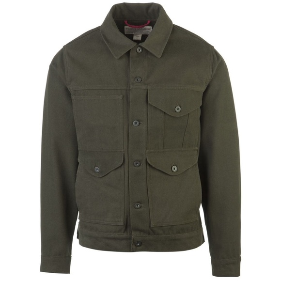 NWOT Men’s FILSON lined short cruiser Jacket Burnt Olive xs - Picture 5 of 14